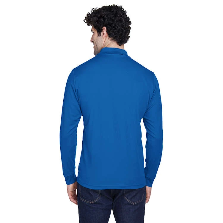 Core 365 Men's Pinnacle Performance Long-Sleeve Piqué Polo Core 365 Men's Pinnacle Performance Long-Sleeve Piqué Polo -Allseasons Uniforms Shop AC88192@1