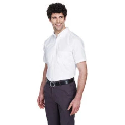 Core 365 Men's Optimum Short-Sleeve Twill Shirt -Allseasons Uniforms Shop AC88194@3