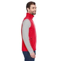 Core 365 Men's Cruise Two-Layer Fleece Bonded Soft Shell Vest -Allseasons Uniforms Shop ACCE701@2