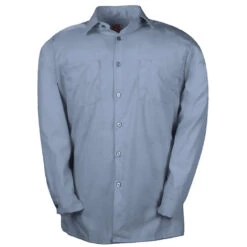 Big Bill Lightweight Poplin Long-Sleeve Industrial Work Shirt