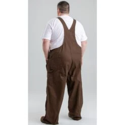 Berne Unlined Washed Zip To Knee Duck Bib Overall 3 Berne Unlined Washed Zip To Knee Duck Bib Overall -Allseasons Uniforms Shop BEB1068@2