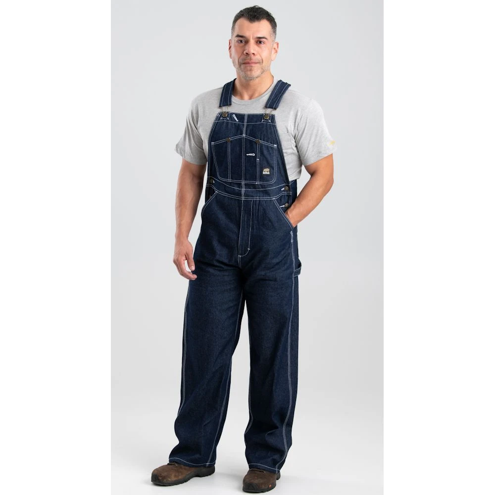 Berne Original Unlined Rigid Denim Bib Overall Berne Original Unlined Rigid Denim Bib Overall -Allseasons Uniforms Shop BEB1212