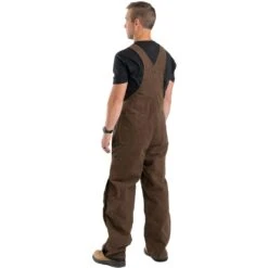 Berne Traditional Washed Insulated Bib Overall Quilt Lined Zip To Knee -Allseasons Uniforms Shop BEB213@2 1