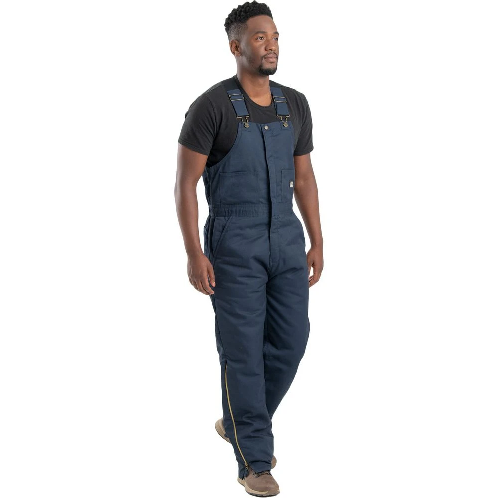 Berne Deluxe Insulated Bib Overall-Zip to Knee Berne Deluxe Insulated Bib Overall-Zip To Knee -Allseasons Uniforms Shop BEB414@1
