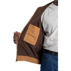 Berne Workwear Heartland Washed Duck Hooded Work Jacket -Allseasons Uniforms Shop BEHJ375@2