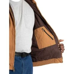 Berne Workwear Heartland Washed Duck Hooded Work Jacket -Allseasons Uniforms Shop BEHJ375@3