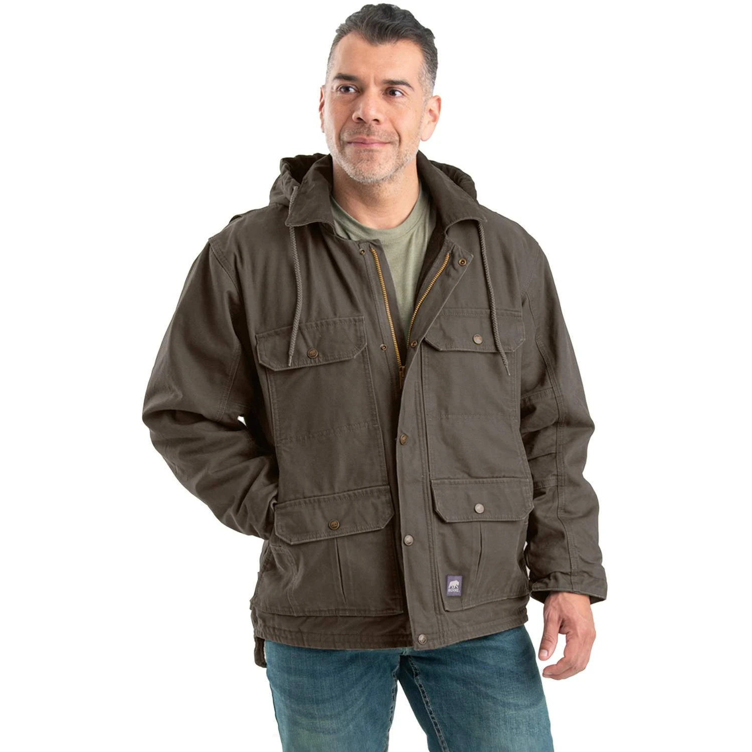 Berne Sanded Contractor Coat Fleece Lined Berne Sanded Contractor Coat Fleece Lined -Allseasons Uniforms Shop BEJC613
