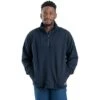 Berne Original Fleece Quarter Zip Thermal Lined Sweatshirt