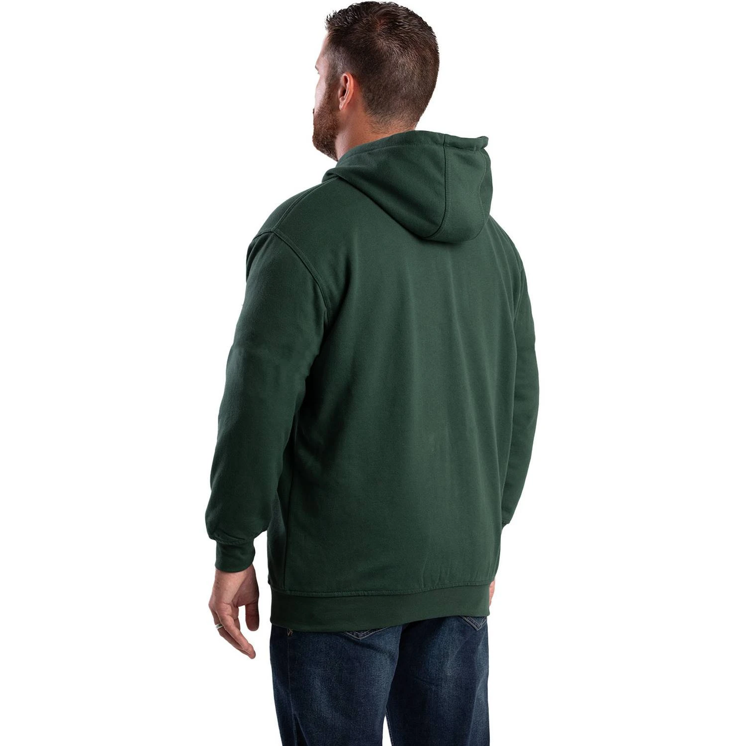 Berne Original Hooded Full Zip Sweatshirt-Thermal Lined Berne Original Hooded Full Zip Sweatshirt-Thermal Lined -Allseasons Uniforms Shop BESZ101@1