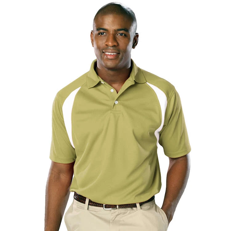 Blue Generation Men's Wicking Raglan Sleeve Polo Blue Generation Men's Wicking Raglan Sleeve Polo -Allseasons Uniforms Shop BG7223