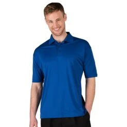 Blue Generation Men's Ultra-Lux Short Sleeve Polo