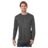 Blue Generation Adult Value Wicking Crew Neck Performance Long Sleeve T-Shirt