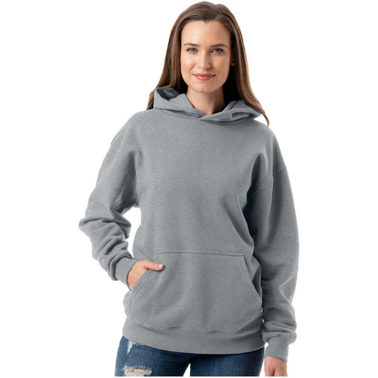 Blue Generation Adult Essential Fleece Pullover Hoodie Blue Generation Adult Essential Fleece Pullover Hoodie -Allseasons Uniforms Shop BG9303P