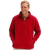 Blue Generation Men's Micro Fleece Zip Pullover
