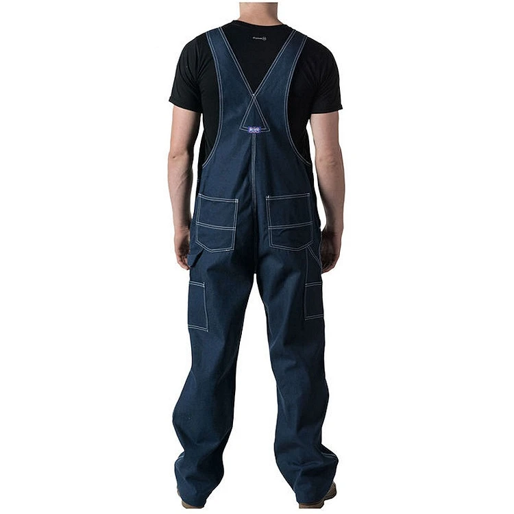 Big Smith Rigid Indigo Denim Bib Overall Big Smith Rigid Indigo Denim Bib Overall -Allseasons Uniforms Shop BS94009@1