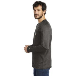 CLEARANCE Carhartt Force Cotton Long Sleeve T-Shirt -Allseasons Uniforms Shop CA100393@3