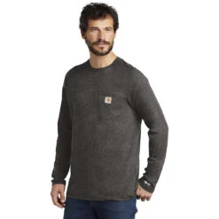 CLEARANCE Carhartt Force Cotton Long Sleeve T-Shirt -Allseasons Uniforms Shop CA100393@4
