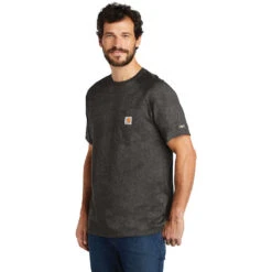 CLEARANCE Carhartt Force Cotton Short Sleeve T-Shirt 4 CLEARANCE Carhartt Force Cotton Short Sleeve T-Shirt -Allseasons Uniforms Shop CA100410@4