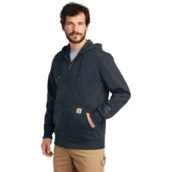 Carhartt Rain Defender Paxton Heavyweight Hooded Zip Front Sweatshirt -Allseasons Uniforms Shop CA100614@4