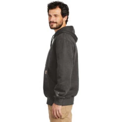 Carhartt Men's Paxton Heavyweight Hooded Sweatshirt - Rain Defender 3 Carhartt Men's Paxton Heavyweight Hooded Sweatshirt - Rain Defender -Allseasons Uniforms Shop CA100615@3