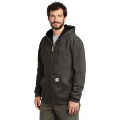 CLEARANCE Carhartt Rain Defender Rutland Thermal Lined Hooded Sweatshirt -Allseasons Uniforms Shop CA100632@4