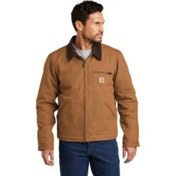 Carhartt Duck Detroit Jacket -Allseasons Uniforms Shop CA103828@3