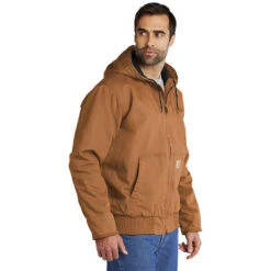 Carhartt Washed Duck Active Jac -Allseasons Uniforms Shop CA104050@4