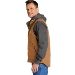 Carhartt Sherpa-Lined Mock Neck Vest -Allseasons Uniforms Shop CA104277@2