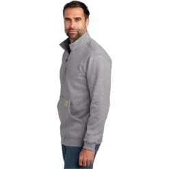 Carhartt® Midweight 1/4-Zip Mock Neck Sweatshirt -Allseasons Uniforms Shop CA105294@1
