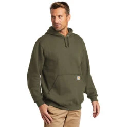 Carhartt Midweight Fleece Hooded Pullover Sweatshirt -Allseasons Uniforms Shop CAK121@4
