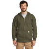 Carhartt Midweight Fleece Zip-Front Hooded Sweatshirt