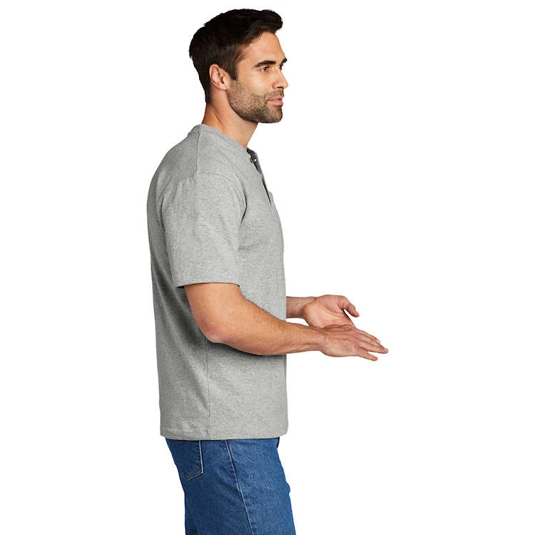 Carhartt Short Sleeve Henley T-Shirt Carhartt Short Sleeve Henley T-Shirt -Allseasons Uniforms Shop CAK84@3