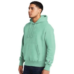 Champion ® Reverse Weave ® Garment-Dyed Hooded Sweatshirt -Allseasons Uniforms Shop CHGDS101@3