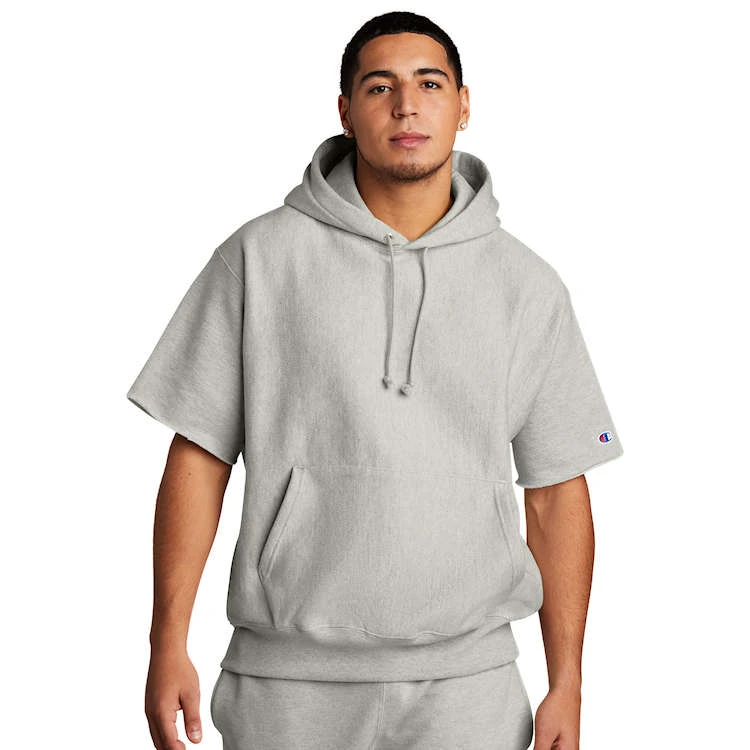 Champion® Reverse Weave® Short Sleeve Hoodie Champion® Reverse Weave® Short Sleeve Hoodie -Allseasons Uniforms Shop CHS101SS