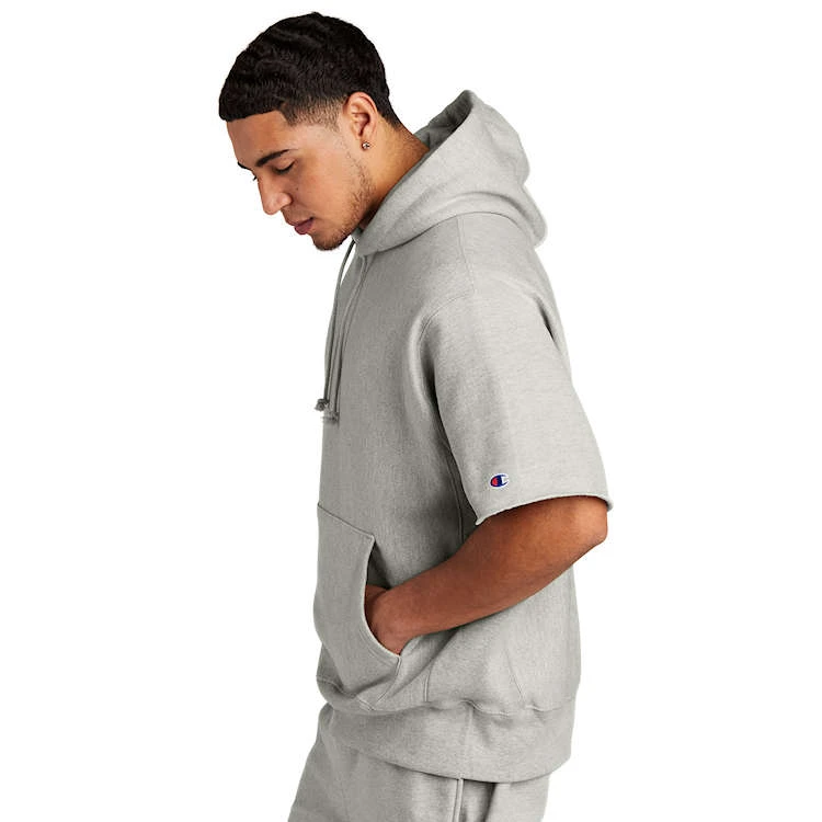 Champion® Reverse Weave® Short Sleeve Hoodie Champion® Reverse Weave® Short Sleeve Hoodie -Allseasons Uniforms Shop CHS101SS@2