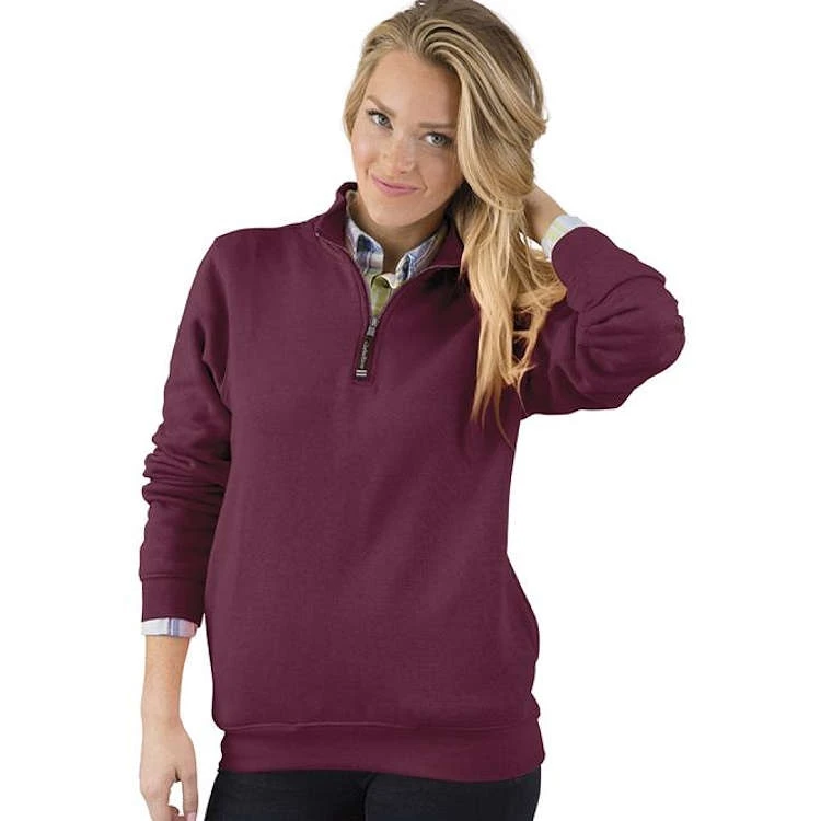Charles River Crosswind Quarter Zip Sweatshirt Charles River Crosswind Quarter Zip Sweatshirt -Allseasons Uniforms Shop CR9359@1
