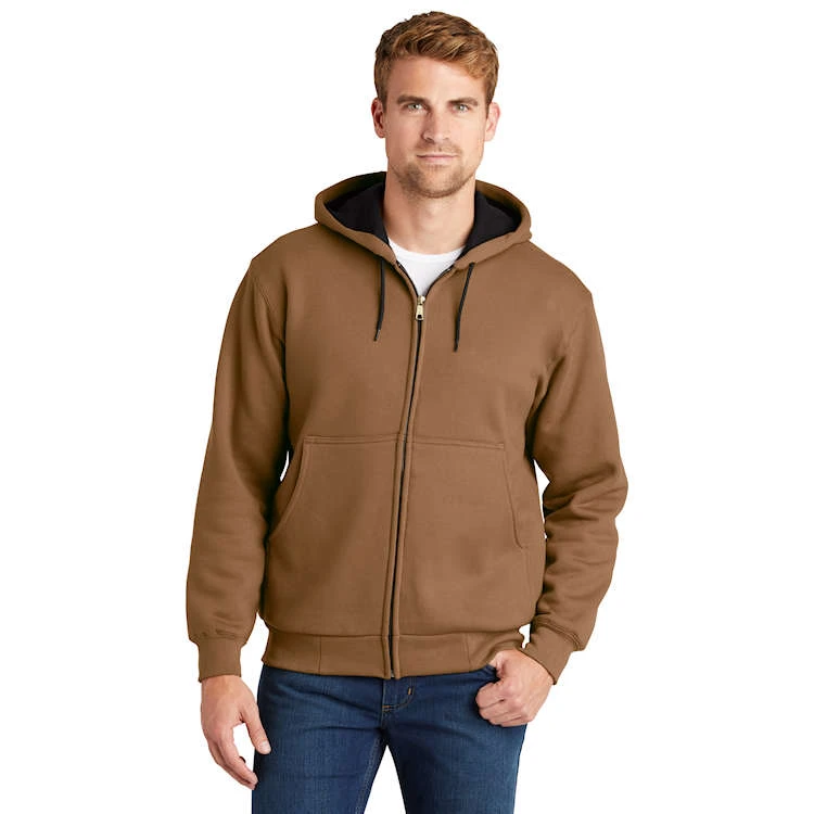 CornerStone® Heavyweight Full-Zip Hooded Sweatshirt with Thermal Lining CornerStone® Heavyweight Full-Zip Hooded Sweatshirt With Thermal Lining -Allseasons Uniforms Shop CSCS620