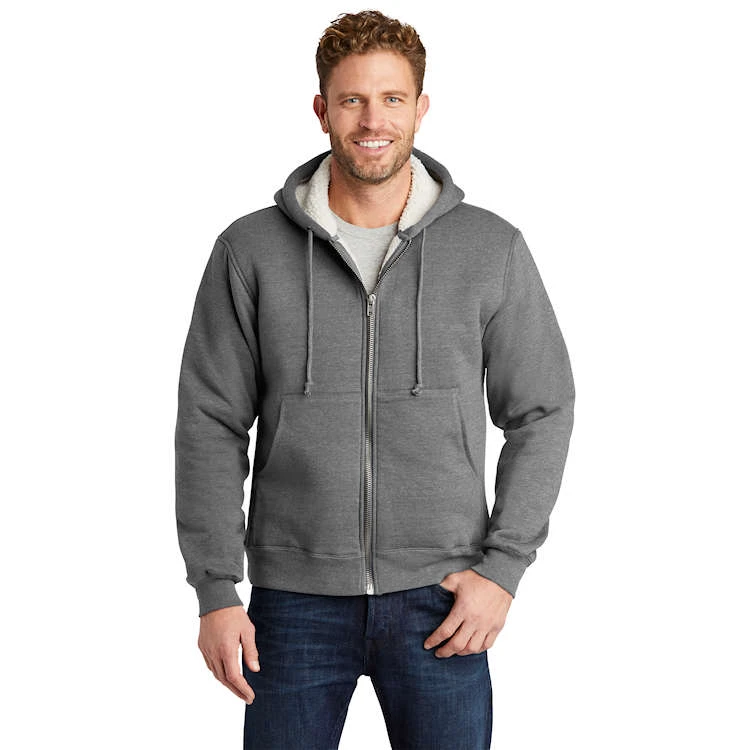 CornerStone® Heavyweight Sherpa-Lined Hooded Fleece Jacket CornerStone® Heavyweight Sherpa-Lined Hooded Fleece Jacket -Allseasons Uniforms Shop CSCS625