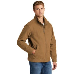 CornerStone® Washed Duck Cloth Flannel-Lined Work Jacket 4 CornerStone® Washed Duck Cloth Flannel-Lined Work Jacket -Allseasons Uniforms Shop CSCSJ40@4
