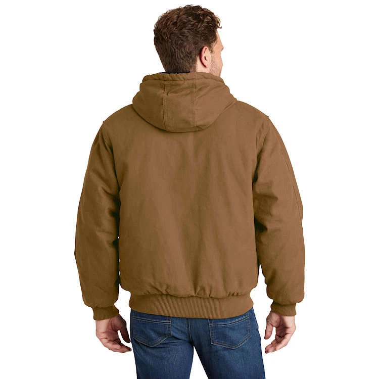CornerStone® Washed Duck Cloth Insulated Hooded Work Jacket CornerStone® Washed Duck Cloth Insulated Hooded Work Jacket -Allseasons Uniforms Shop CSCSJ41@1