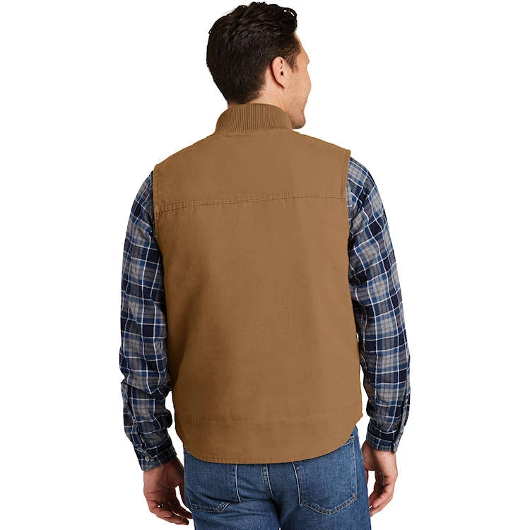 CornerStone® Washed Duck Cloth Vest CornerStone® Washed Duck Cloth Vest -Allseasons Uniforms Shop CSCSV40@2