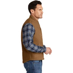 CornerStone® Washed Duck Cloth Vest 3 CornerStone® Washed Duck Cloth Vest -Allseasons Uniforms Shop CSCSV40@3