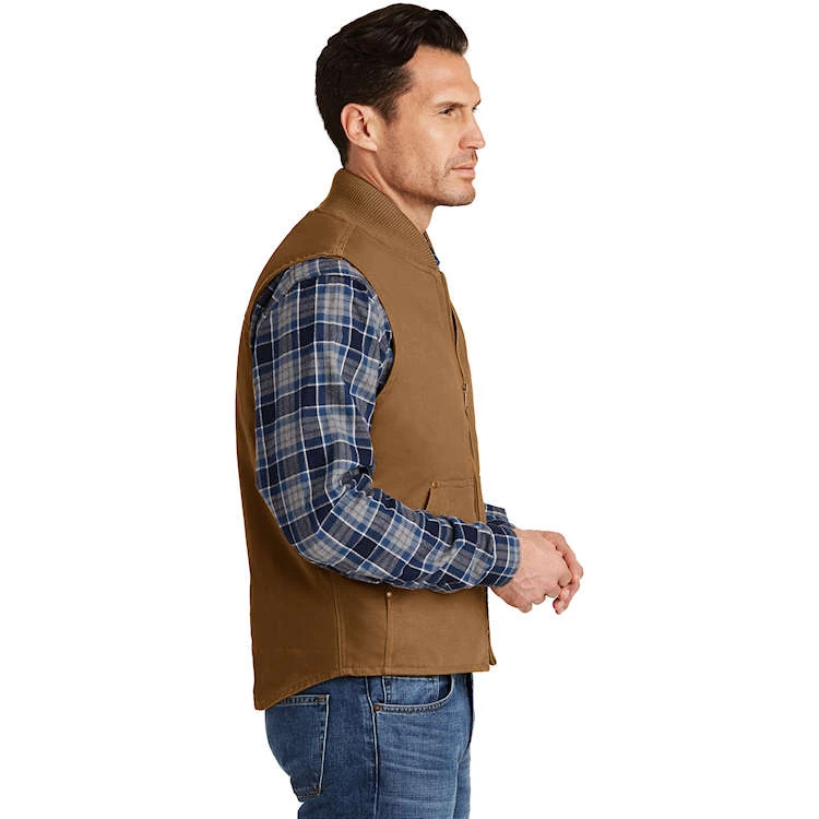 CornerStone® Washed Duck Cloth Vest CornerStone® Washed Duck Cloth Vest -Allseasons Uniforms Shop CSCSV40@3