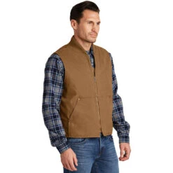 CornerStone® Washed Duck Cloth Vest 4 CornerStone® Washed Duck Cloth Vest -Allseasons Uniforms Shop CSCSV40@4
