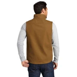 CornerStone® Duck Bonded Soft Shell Vest -Allseasons Uniforms Shop CSCSV60@2