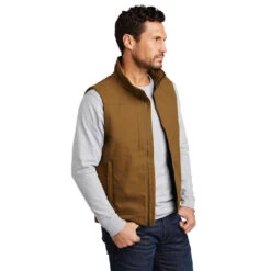 CornerStone® Duck Bonded Soft Shell Vest -Allseasons Uniforms Shop CSCSV60@4