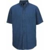 Edwards Men's Short Sleeve Casual Mid-Weight Denim Shirt