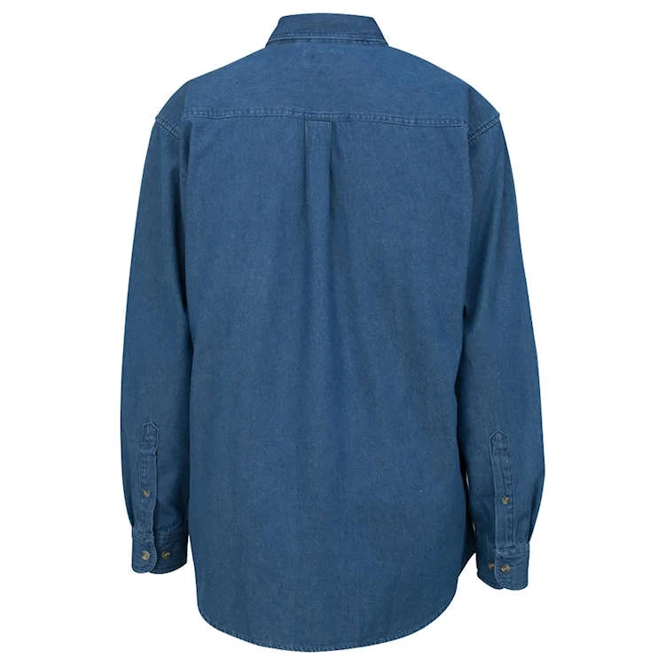 Edwards Men's Long Sleeve Casual Mid-Weight Denim Shirt Edwards Men's Long Sleeve Casual Mid-Weight Denim Shirt -Allseasons Uniforms Shop ED1093@1