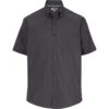 Edwards Men's Short Sleeve Lightweight Button Down Collar Poplin Shirt
