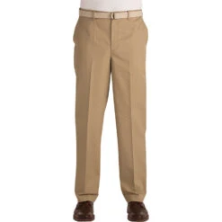 Edwards Men's Business Chino EZ Fit Flat Front Pant